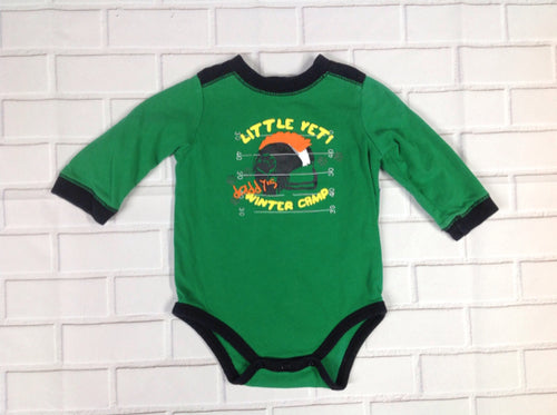 Okie Dokie Green Print Top