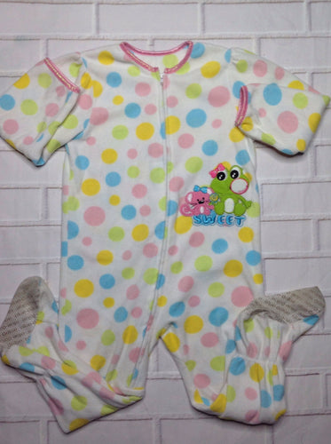 Okie Dokie LIGHT PINK & BLUE Polka Dots Sleepwear