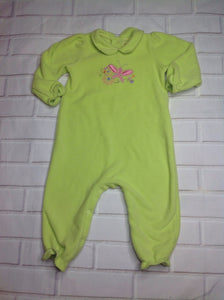 Okie Dokie Lime & Pink One Piece