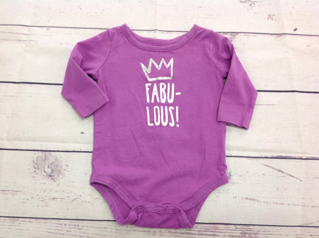 Okie Dokie Purple Print Top