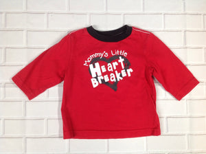 Okie Dokie Red Print Top