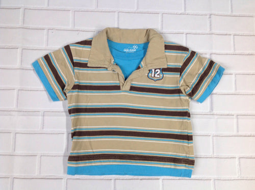 Okie Dokie TAN PRINT Top