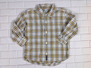 Old Navy BLUE & YELLOW Plaid Top