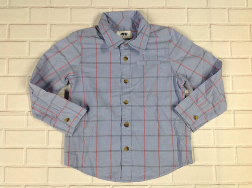 Old Navy Baby Blue & Red Top
