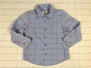 Old Navy Baby Blue & Red Top