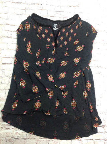 Old Navy Black & Orange Top