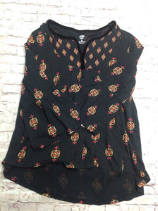 Old Navy Black & Orange Top