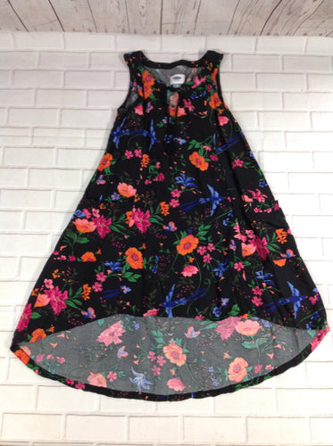 Old Navy Black Print Dress