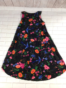 Old Navy Black Print Dress