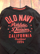 Old Navy Black Print Logo Top