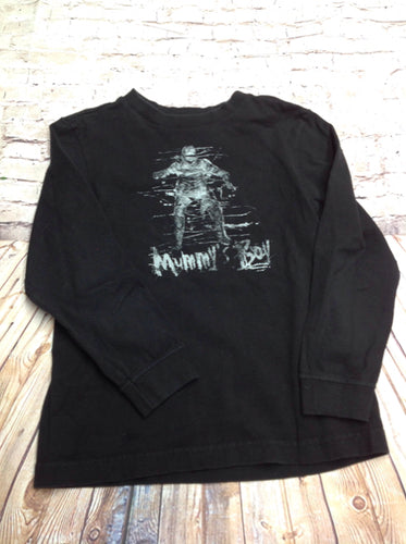 Old Navy Black Print Mummy Top