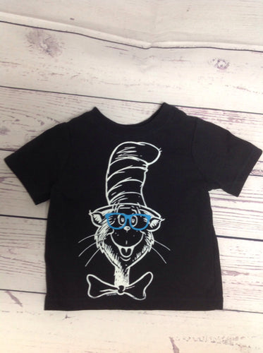 Old Navy Black Print Top