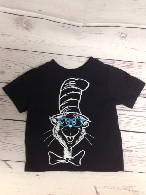 Old Navy Black Print Top