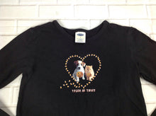 Old Navy Black Print Top