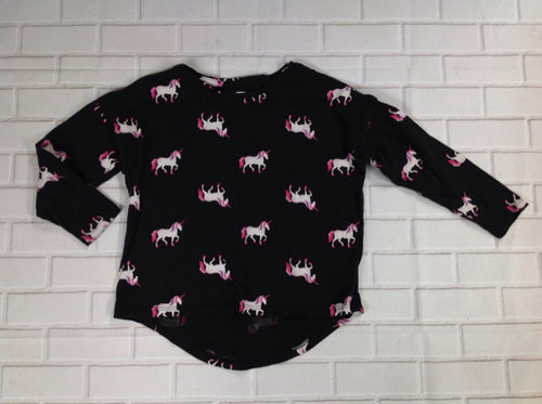 Old Navy Black Print Top