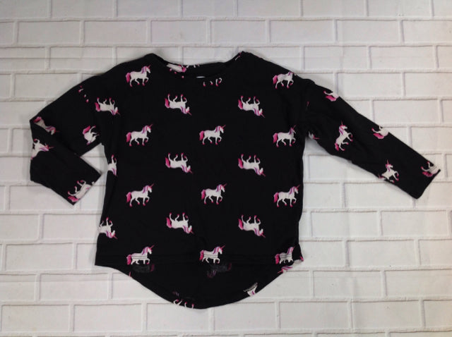 Old Navy Black Print Top