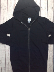 Old Navy Black ZIP-UP WITH HOOD Sweatshirt