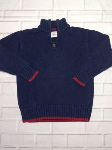 Old Navy Blue & Red Knit Sweater