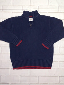 Old Navy Blue & Red Knit Sweater
