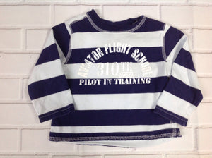Old Navy Blue & White Top