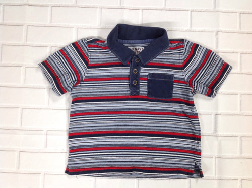 Old Navy Blue Print Top