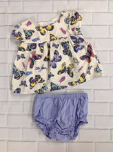 Old Navy Cream & Purple 2 PC Outfit