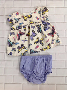 Old Navy Cream & Purple 2 PC Outfit