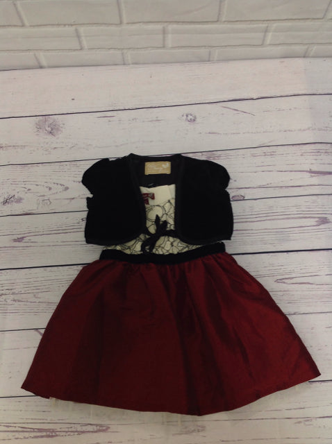 Old Navy Cream & Red Dress