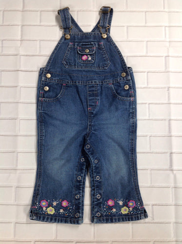 Old Navy Denim Print Overalls