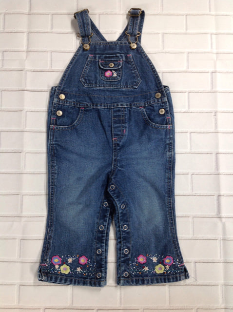 Old Navy Denim Print Overalls