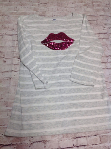 Old Navy GRAY & WHITE Top