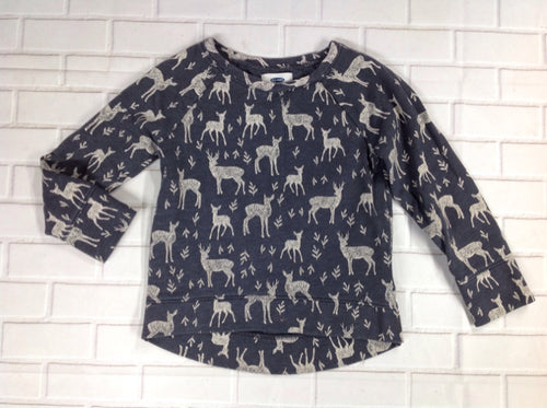 Old Navy GRAY PRINT Top