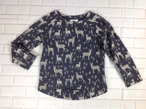 Old Navy GRAY PRINT Top