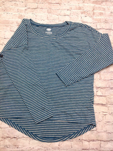 Old Navy Gray & Blue Top