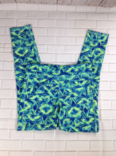 Old Navy Green & Blue Leggings