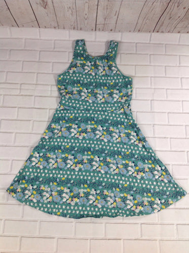 Old Navy Green Print Dress