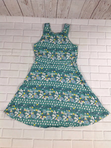 Old Navy Green Print Dress