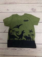 Old Navy Green Print Top