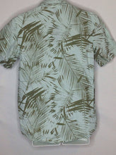 Old Navy LIGHT GREEN & BROWN Palm Leaves Top