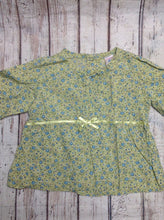 Old Navy Lime & blue Floral Top