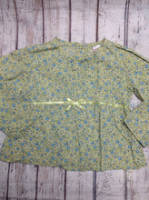 Old Navy Lime & blue Floral Top