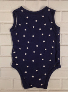 Old Navy Navy Print Top