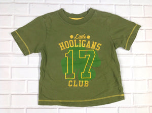 Old Navy OLIVE & YELLOW clover Top