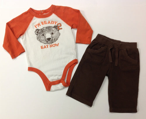 Old Navy ORANGE & BROWN 2 PC Outfit