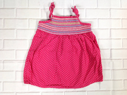 Old Navy PINK PRINT Polka Dots Top