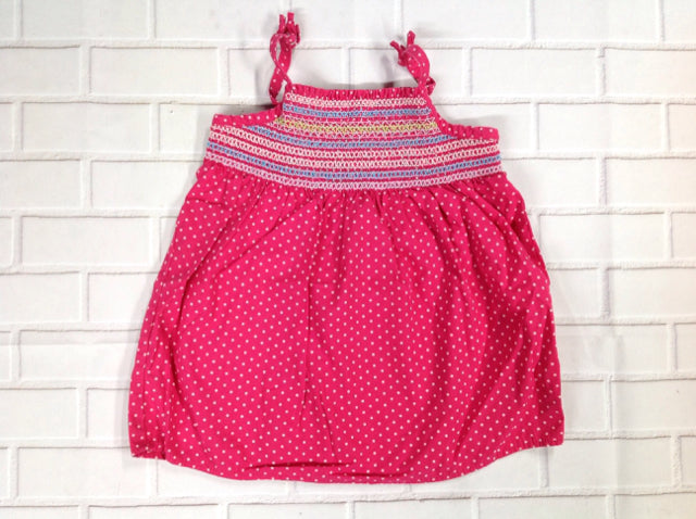 Old Navy PINK PRINT Polka Dots Top