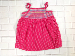 Old Navy PINK PRINT Polka Dots Top