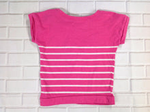 Old Navy PINK PRINT Stripe Top