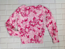 Old Navy Pink & White Butterflies Sweater