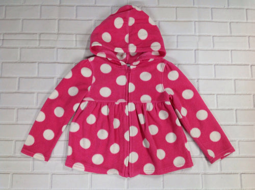 Old Navy Pink & White Polka Dot Top